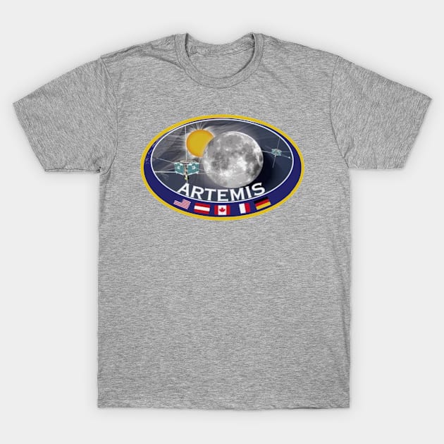 ARTEMIS - THEMIS Mission Logo T-Shirt by Spacestuffplus